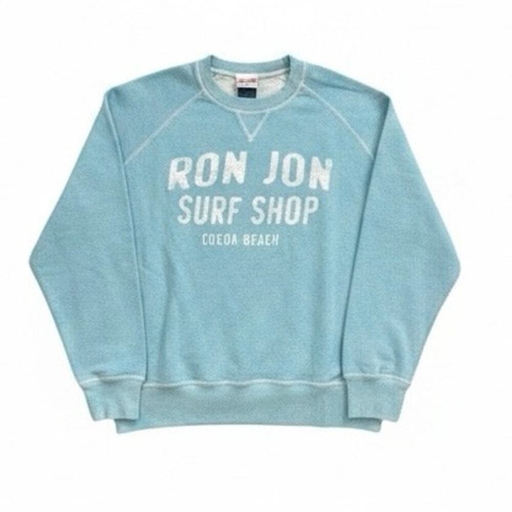 Ron Jon Sweatshirt SMALL Surf Shop Cocoa Beach Crewneck Lightweight